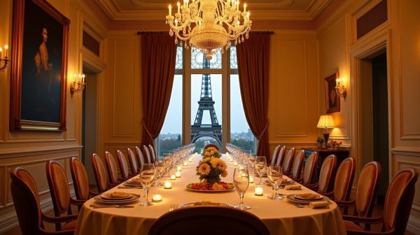 Organisation dîners de gala de luxe à paris : créer des événements inoubliables et raffinés